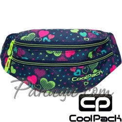 Cool Pack Madison Чанта за кръста Lime Hearts B64010 Cool Pack Madison Чанта за кръста Lime Hearts B64010